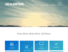 Tablet Screenshot of dealerminecrm.com